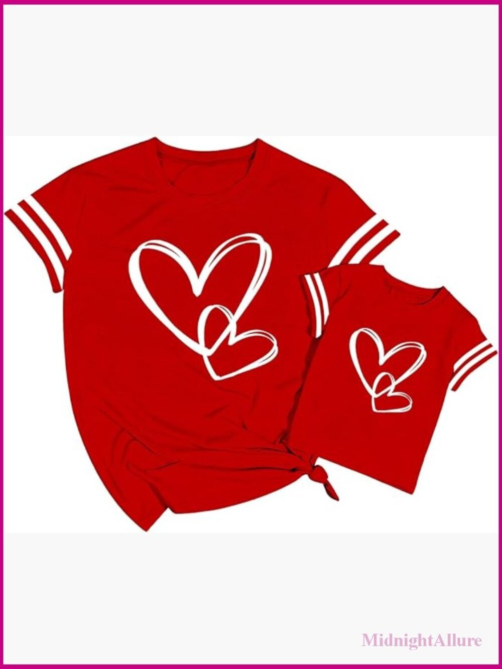 Women's Valentine Heart Graphic Tee Short Sleeve Crew Neck